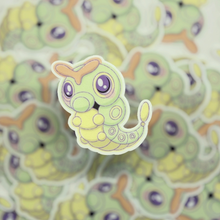 Load image into Gallery viewer, Caterpie– Pastel Pokemon Sticker
