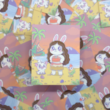 Load image into Gallery viewer, Bunny of Motunui - Pastel Mini Print

