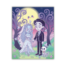 Load image into Gallery viewer, Corpse Bride – Pastel Mini Print
