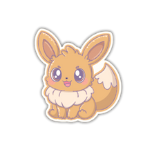 Load image into Gallery viewer, Eevee – Pastel Pokemon Sticker
